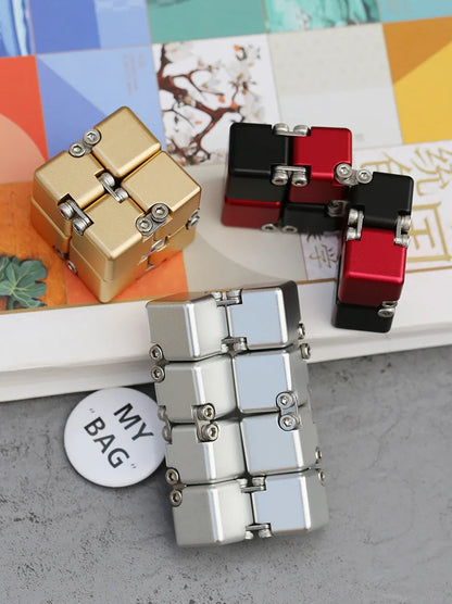 Fashion Metal Infinite Magic Cube – Upgraded Disassembled Intelligence & Decompression Toy