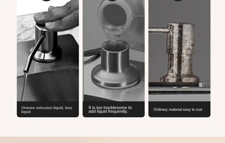 Kitchen Sink Soap Dispenser — Detergent & Hand Soap Presser, Extender Pump for Kitchen Accessories