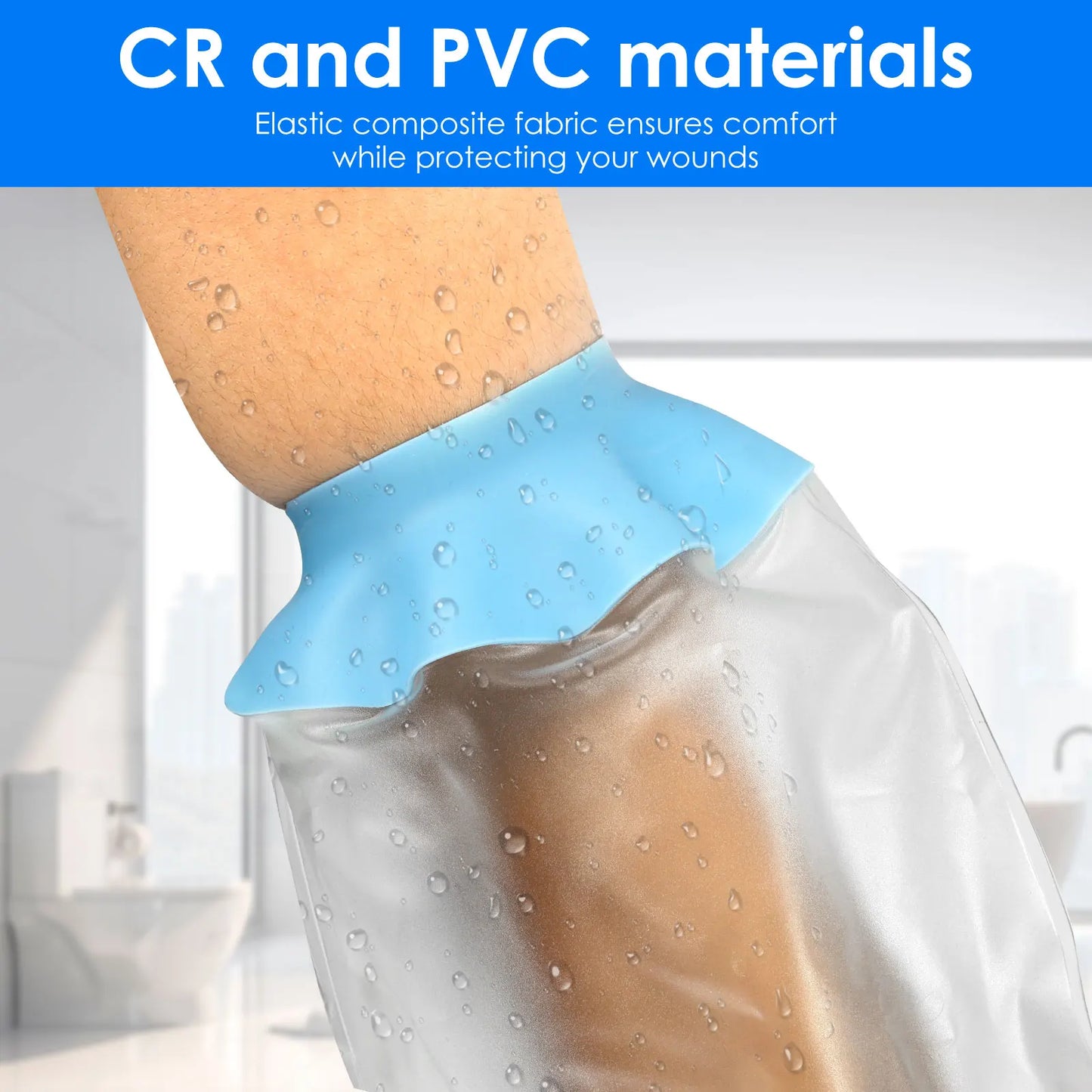 Waterproof Arm & Hand Shower Cast Cover – Adult Protective Sleeve for Wounds, Fractures & Bandages