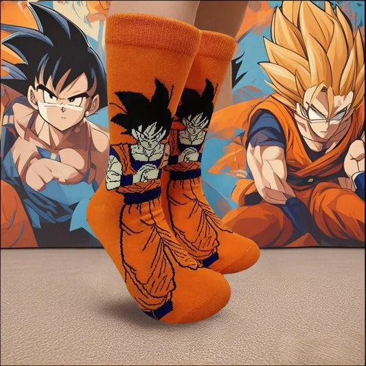 Dragon Ball Anime Socks — Men’s Fashion Cosplay Hip Hop Harajuku Style