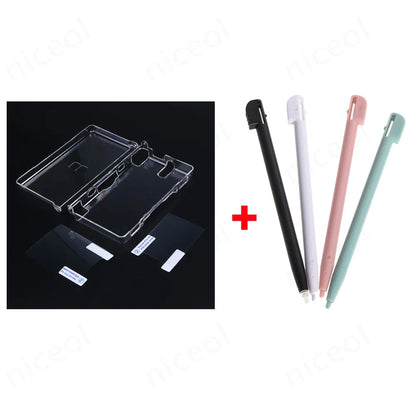Hard Clear PC Cover for Nintendo DS Lite – Anti-Scratch Console Shell Accessory