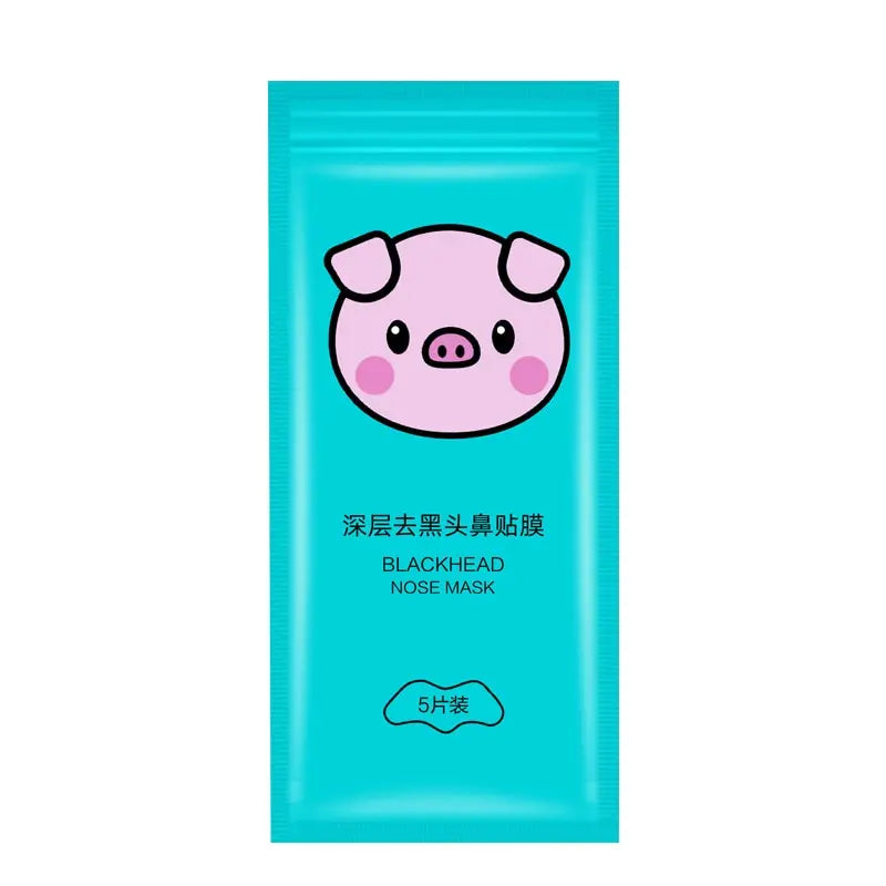 5PCS Blackhead Removal Nasal Strips – Acne & Pore Shrinking, Deep Cleaning Magic Adsorption for Smooth Skin