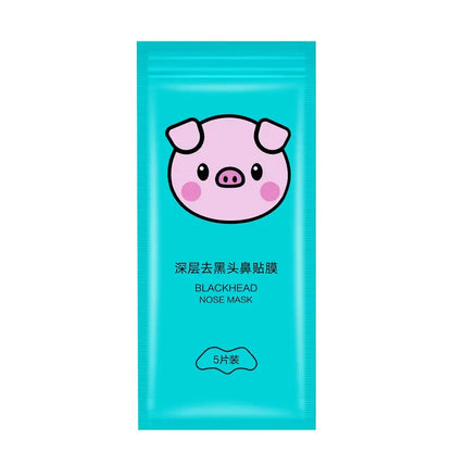 5PCS Blackhead Removal Nasal Strips – Acne & Pore Shrinking, Deep Cleaning Magic Adsorption for Smooth Skin