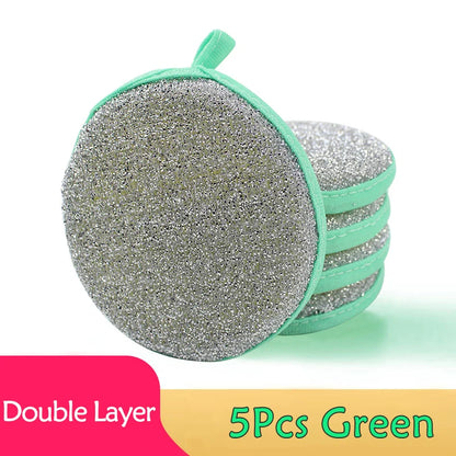 Double-Sided Dishwashing Sponges - Multi-Pack Kitchen Cleaning Brush for Pots, Pans & Dishes
