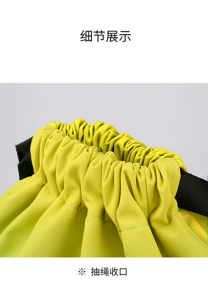 Bundle Pocket Waterproof Nylon Backpack — Portable Sports Bag for Outdoor, Camping, Swimming, Fitness, and School Use