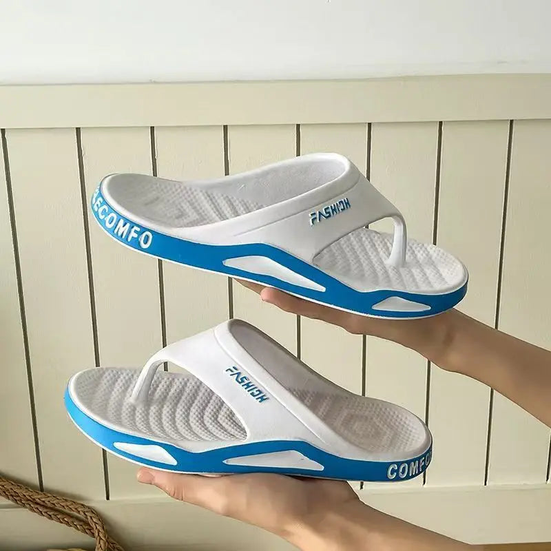 Unisex Summer Beach Flip Flops - Breathable Casual Outdoor Sandals for Men & Women