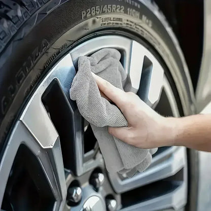 Microfiber Cleaning Cloths – Soft Absorbent Stain-Removing Reusable Towels for Car, Bicycle & Kitchen Cleaning