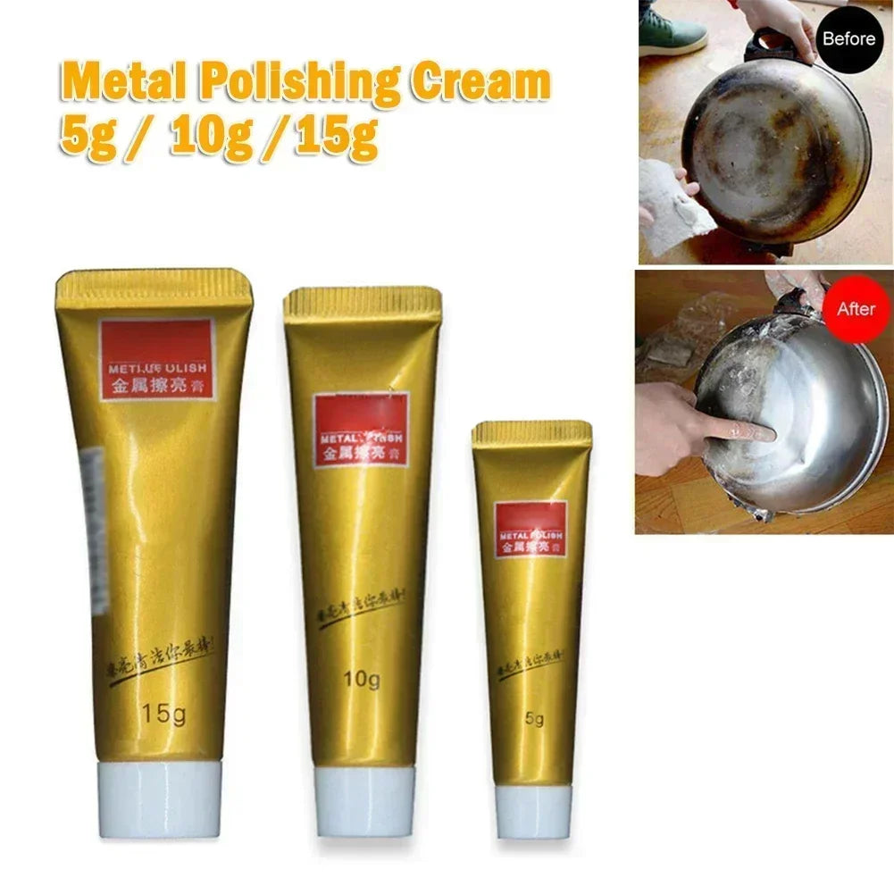 5g/10g/15g Metal Polishing Cream – Wax Paste for Stainless Steel, Ceramic, Watch Polishing, Rust Remover