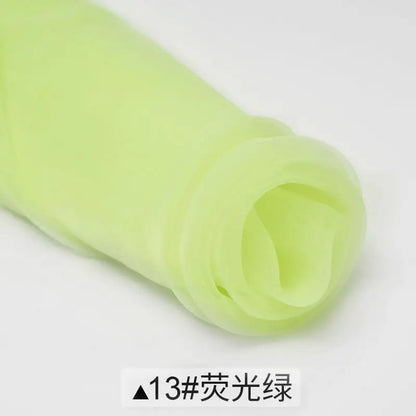 Sheer Organza Fabric Roll - Wedding Party Decoration Material for Romantic Events & Birthday Decor