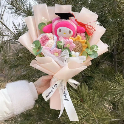 Cartoon Anime Plush Bouquet — Stich, Kuromi & Melody Toys for Kids’ Gifts