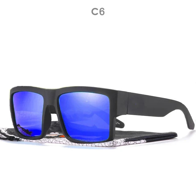 CYRUS Polarized Square Sunglasses — Classic Fashion Sport Driving Shades for Men & Women with Logo