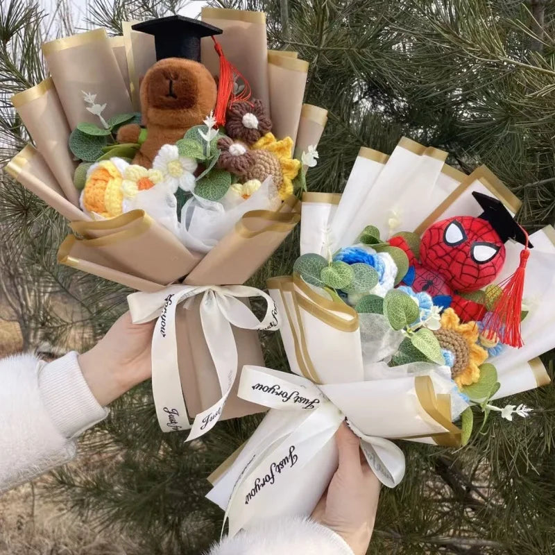 Cartoon Anime Plush Bouquet — Stich, Kuromi & Melody Toys for Kids’ Gifts