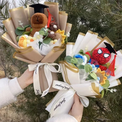 Cartoon Anime Plush Bouquet — Stich, Kuromi & Melody Toys for Kids’ Gifts