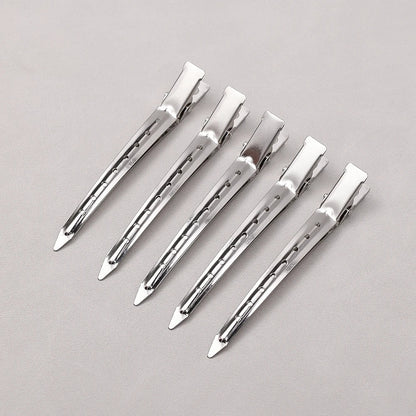 Metal Duckbill Hair Clips for Curly Hair – Hairpin Barrettes, Styling Clamps & Root Barrette Tools