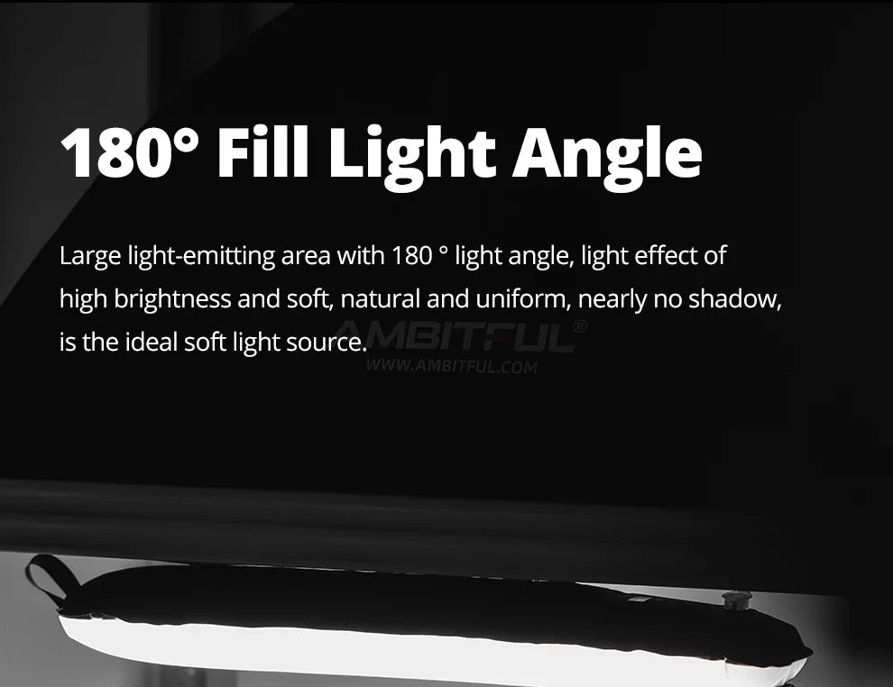 Ambitful GC12 Gold Crow Flexible Photography Lighting - 2700K-6500K Portable LED Soft Light, Inflatable Air Light
