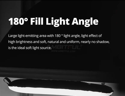 Ambitful GC12 Gold Crow Flexible Photography Lighting - 2700K-6500K Portable LED Soft Light, Inflatable Air Light