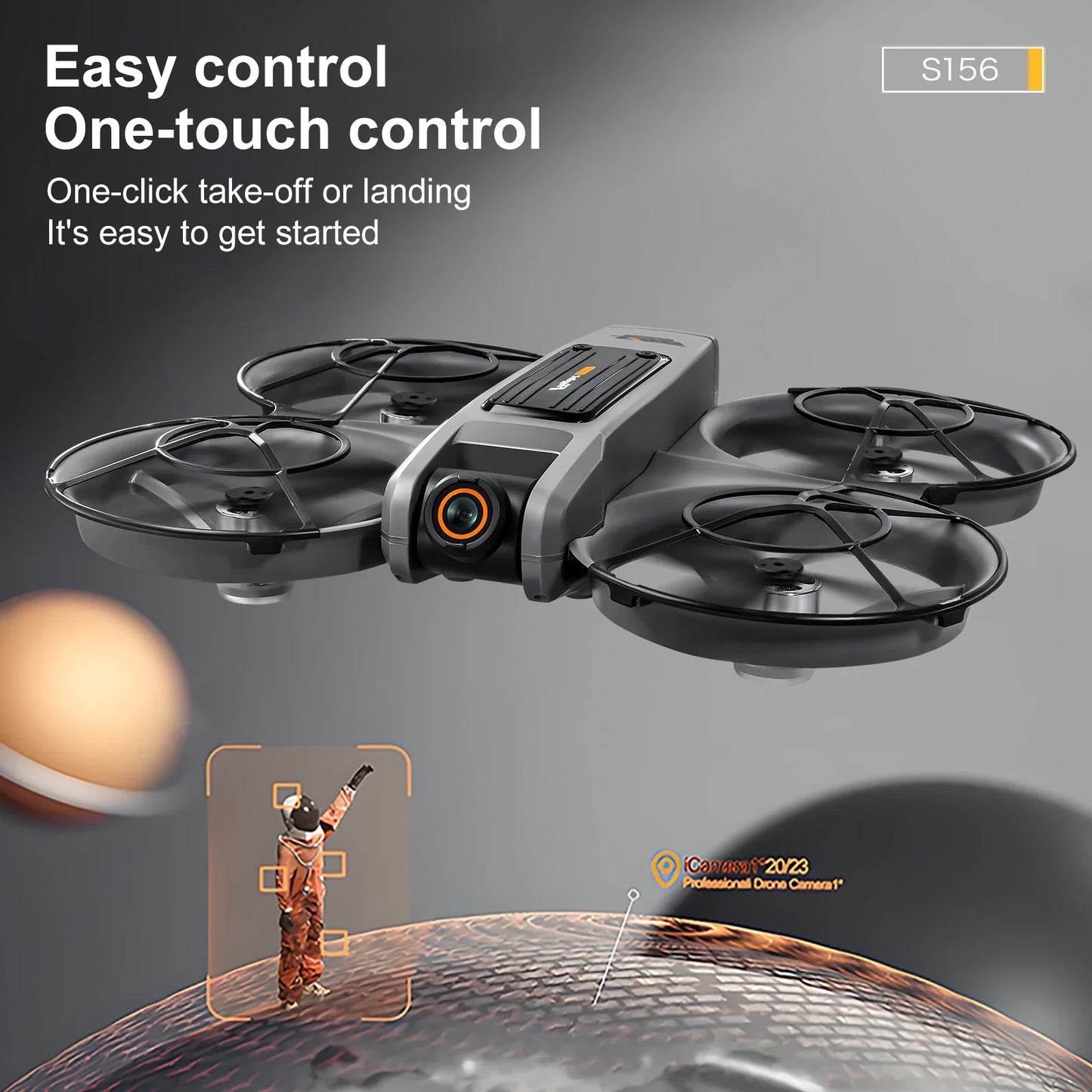 S156 GPS Foldable Drone – 8K Dual Camera, 5G WiFi, 360° Obstacle Avoidance, Brushless Motor FPV Quadcopter Toy