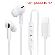 Original Wired Earphones for iPhone & iPad – In-Ear Lightning, USB-C & 3.5mm Earbuds Compatible with iPhone 17-11 Pro Max, 7/8 Plus, XR