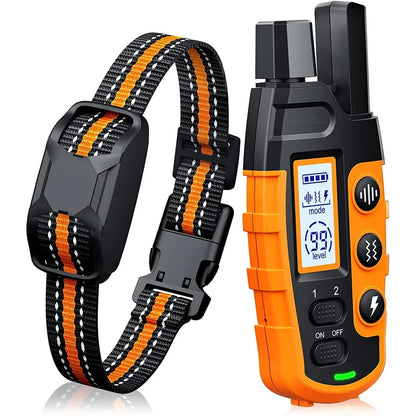 3300Ft Remote Dog Training Collar - Rechargeable Waterproof E-Collar with Beep, Vibration & Training Modes