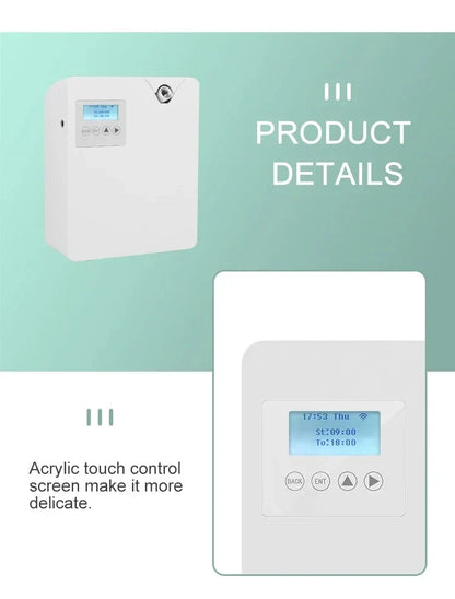 Waterless Fragrance Diffuser – 300ml WIFI-Controlled Air Freshener with Timer | Smell Distributor for Home & Hotel