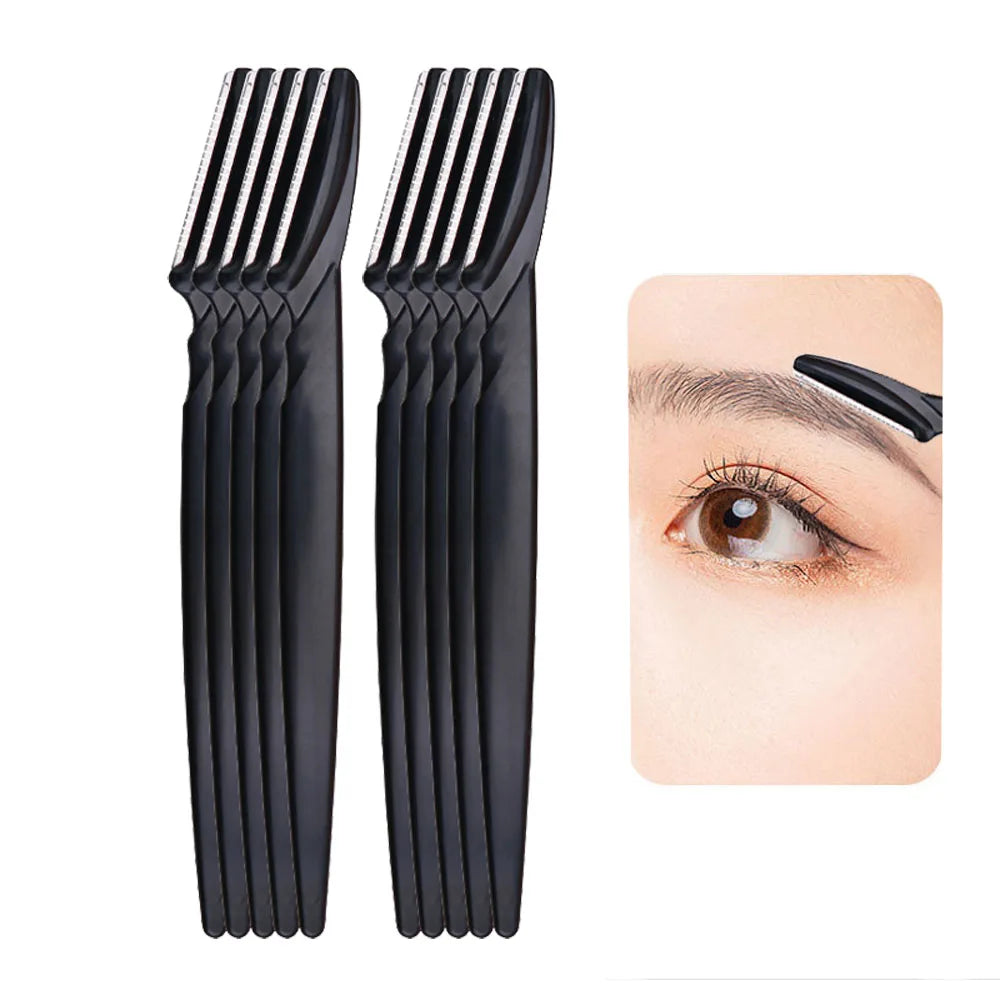 Portable Eyebrow Trimmer & Face Razor – Hair Remover Blades for Eyebrow Epilation and Makeup Grooming