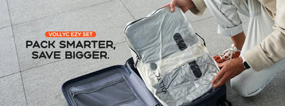 FLEXTAIL x VOLLYC EZYPACK 25L Vacuum Storage Bag — 85% Compression, Waterproof & Tear-Resistant Nylon for Travel & Camping