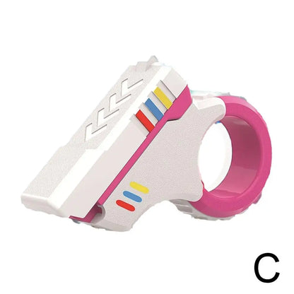 Rotary Finger Sliders Fidget Toy – Office Pressure Relief, 3D Printed Ratchet Finger Fidget with Textured Fingertip