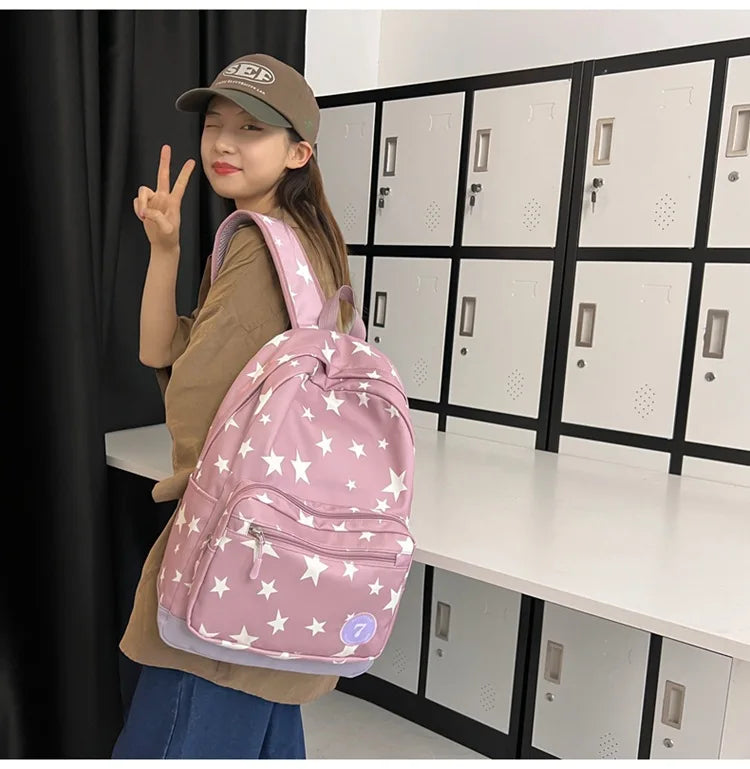 Star Laptop Backpack 17 Inch | Cute Travel & College Bag for Women, Men, Students, Back to School Bookbag