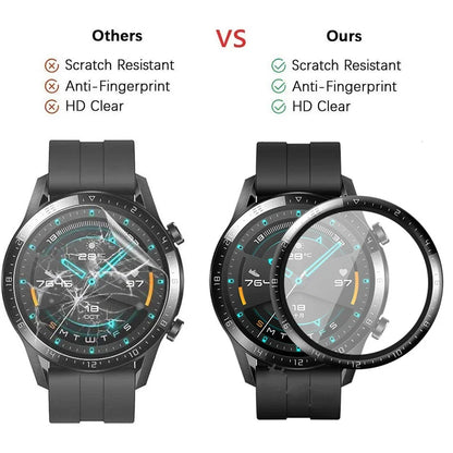 Soft Tempered Glass Screen Protector for Huawei Watch GT3 GT2 Pro GT2E, Watch Fit 2 – 42mm/46mm Protective Film, 1-5Pcs Pack