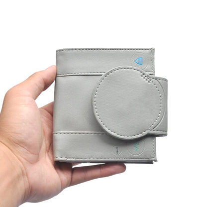 Classic Gamepad Pattern Bifold Wallet — Console-Shaped Coin Pocket & Card Holder Short Purse, Unique Gift 2025