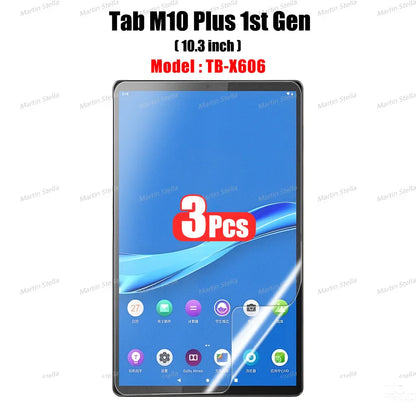 3Pcs Paper-Like Screen Protector for Lenovo TAB M10, M9, M8, M11, P12 Pro, P11 – Non-Glass Protector for 1st, 2nd & 3rd Gen