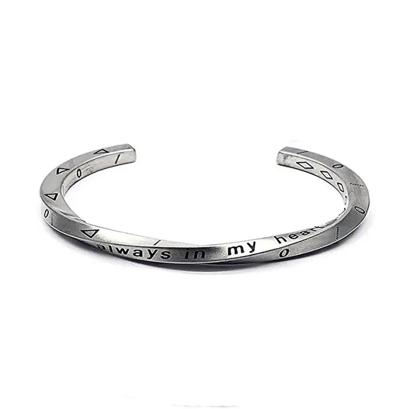 Retro Sword-Shaped Bracelet – Creative Open Bangle for Men & Women, Fashionable Party Jewelry Gift