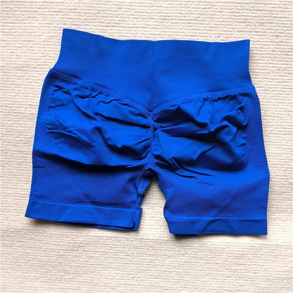Women’s Gym Impact Running Shorts — Seamless Scrunch Butt Biker & Yoga Athletic Leggings