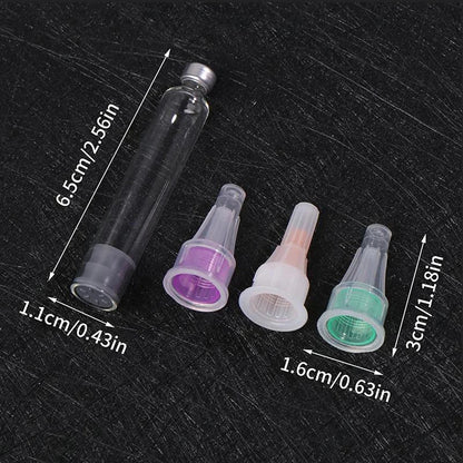 Magic Pen Tattoo & Insulin Pen Cartridges — 10pcs 3ml Empty Cassette Bottles for Lilly Injection