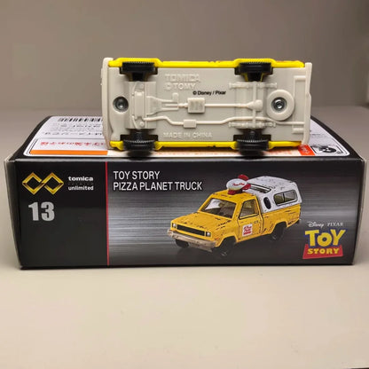 Takara Tomy Tomica Premium Unlimited 13 Pizza Planet Delivery Truck - Disney Pixar Alloy Diecast Model Car Toy Gift