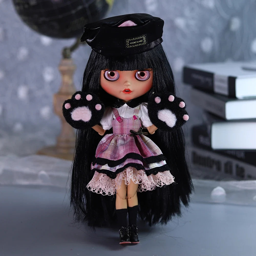 ICY DBS Blythe 1/6 BJD Doll - 30cm Jointed Body Tan Skin Anime Girl Toy