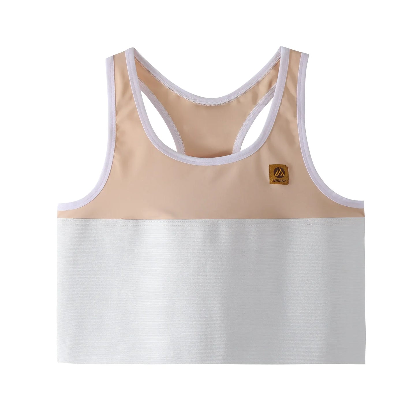 Quick-Dry Pullover Chest Binder – Sports Wear Short Vest Corset with Full Bandage Support, Plus Size