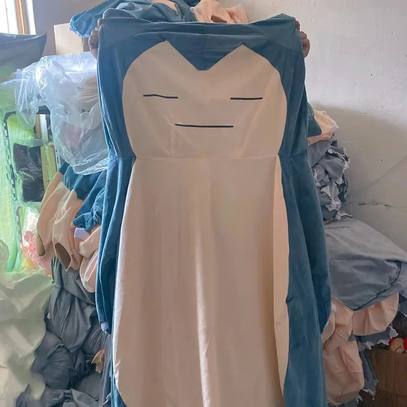 Aoger Giant Snorlax Plush Toy 150/200cm – Kawaii Soft Leather Shell Pokemon Pillow Gift for Kids