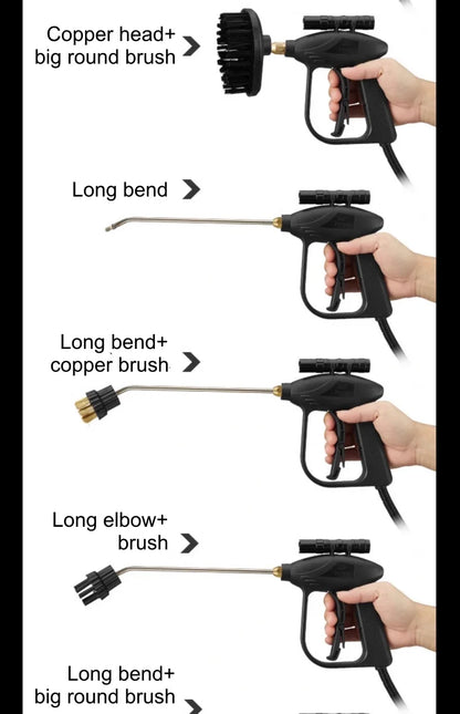 2600W 220V High-Temperature Steam Cleaner - Portable Sterilization Pressure Washer for Home, Car, Kitchen & AC