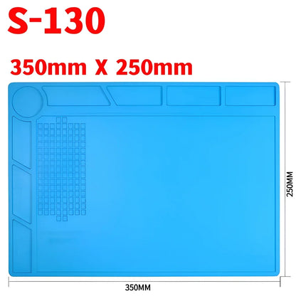 ESD Heat-Resistant Soldering Mat – Magnetic Silicone Work Pad for BGA Repair and Heat Insulation