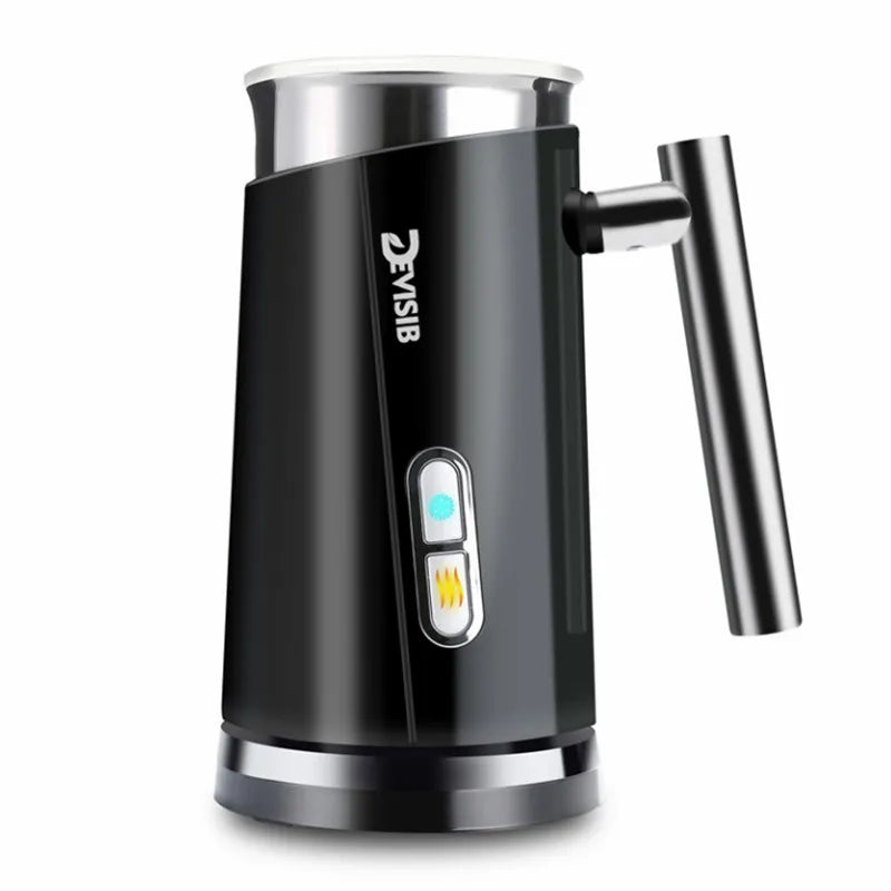 DEVISIB 3-in-1 Electric Milk Frother — 300ml Automatic Hot & Cold Foam Maker for Coffee, Latte, Cappuccino, Macchiato & Hot Chocolate