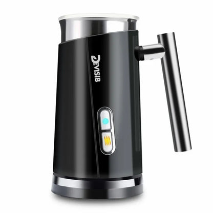 DEVISIB 3-in-1 Electric Milk Frother — 300ml Automatic Hot & Cold Foam Maker for Coffee, Latte, Cappuccino, Macchiato & Hot Chocolate