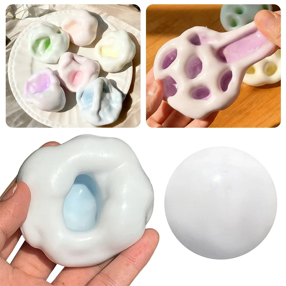 Squishy Fidget Stress Relief Toy - Ultra-Soft Squeeze Ball for Kids & Adults, Anxiety & Decompression Toy
