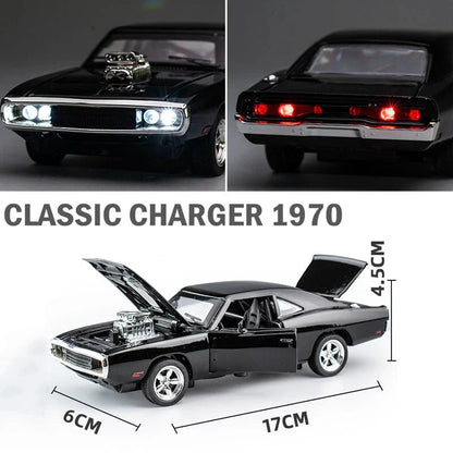 1:32 Challenger 1970 Classic Alloy Car Model – Diecast Toy Vehicle for Kids & Collector Decoration