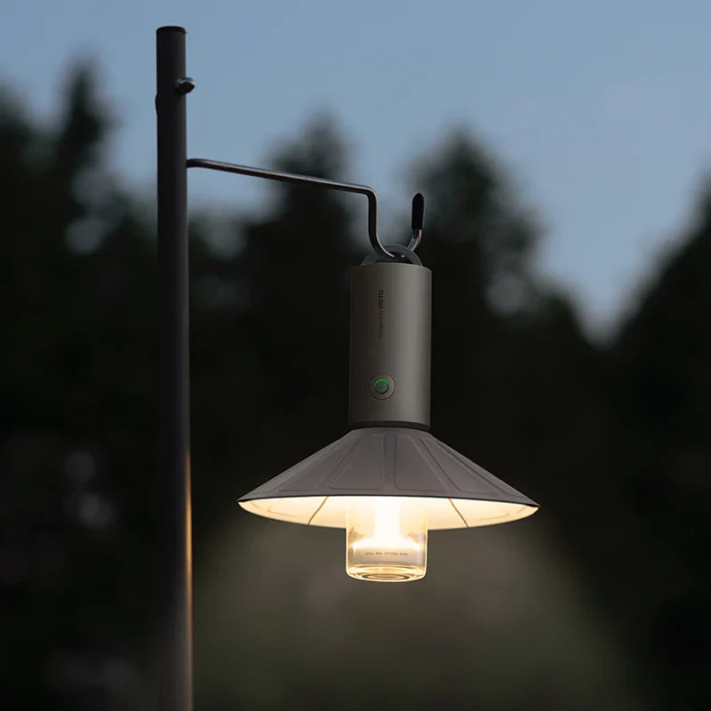 HOTO Rechargeable Camping Light – Waterproof Flashlight & Lantern with 3 Modes, Mini Outdoor Hanging Tent Lamp