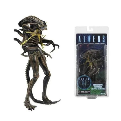 NECA Grid Warrior Xenomorph Action Figure – Alien vs Predator Collectible Toy Gift