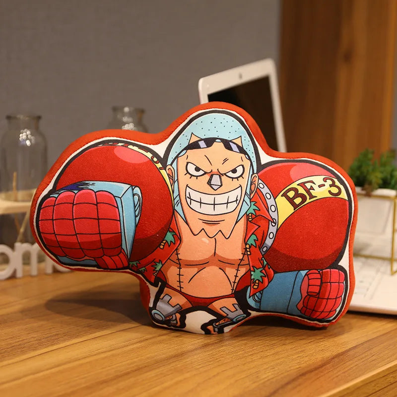 One Piece Anime Pillow – Luffy, Zoro, Sanji, Chopper & Usopp Stuffed Cartoon Cushion Toy, Perfect Birthday Gift