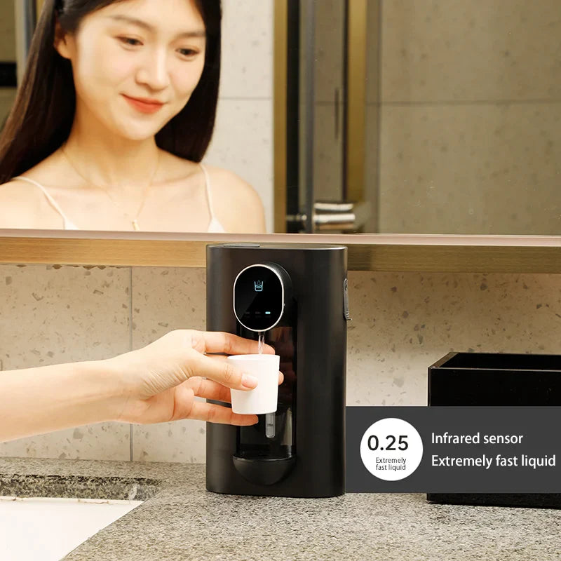 Automatic Mouthwash Dispenser - USB Rechargeable Wall-Mounted Smart Infrared Sensing Soap Dispenser for Bathroom, 540ML, Three Gear