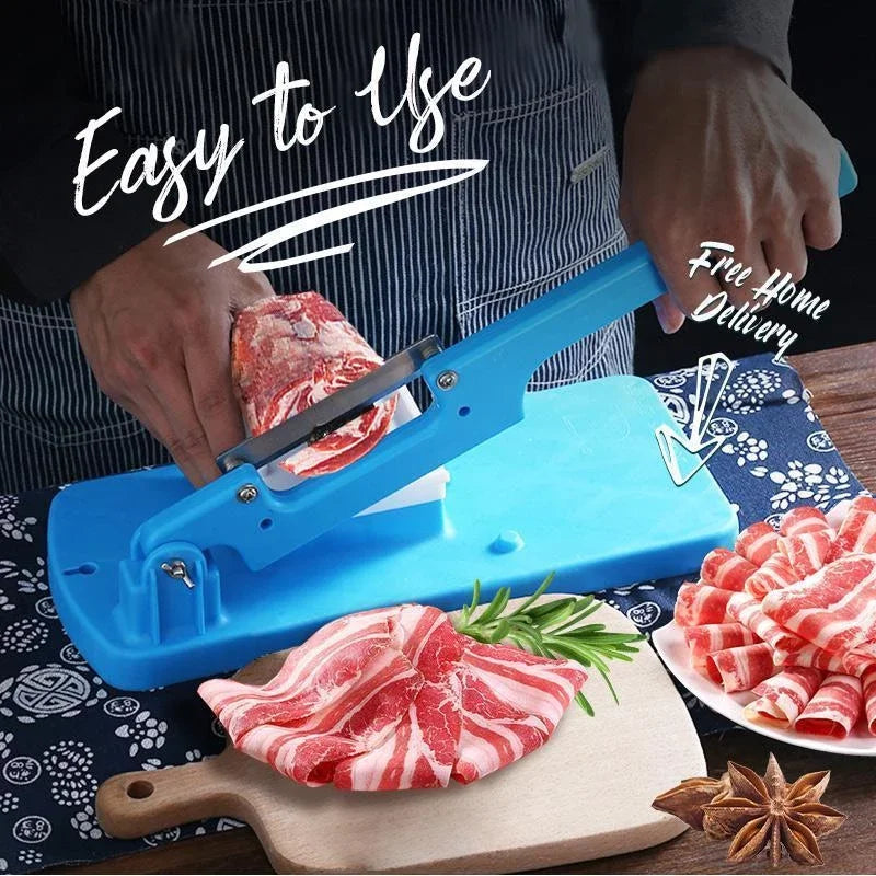 Multifunctional Table Slicer — Frozen Meat, Beef, Herb, Mutton, Fruit & Vegetable Cutter for Easy Kitchen Slicing