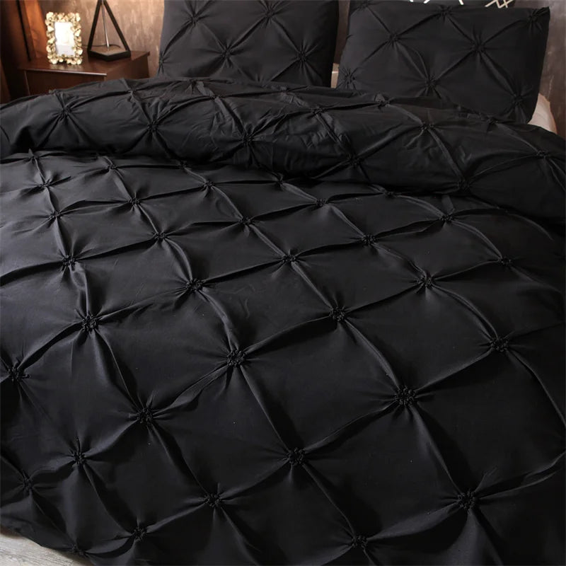 Queen 3-Piece Comfort Set – Gray Bed in a Bag Bedding Set with Duvet Cover & Pillowcases (No Comforter)